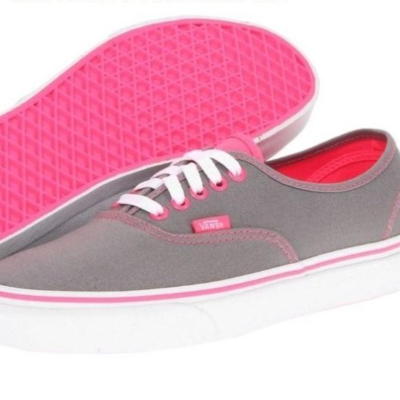 vans gray pink